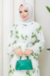 SANEM TESETTÜR ELBİSE Yeşil