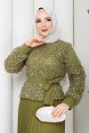SUZAN ETEKLİ TAKIM Yeşil