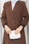 YENİ BESTE PANTOLONLU TAKIM  Kahve