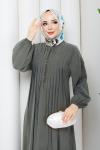 MODAL TESETTÜR ELBİSE  Yeşil