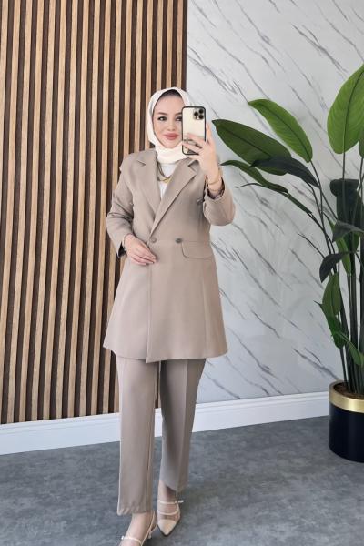 YENİ BESTE PANTOLONLU TAKIM  Taş