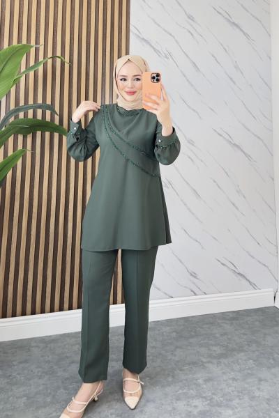 NEFİSE TESETTÜR TAKIM  Yeşil