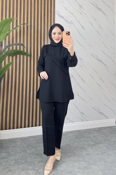 NEFİSE TESETTÜR TAKIM  Siyah