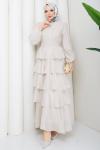 RAVZA TESETTÜR ELBİSE  Taş