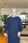 HANDAN BONCUKLU TESETTÜR ELBİSE Laci