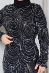 HAZAL TESETTÜR ABİYE Siyah