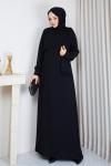 ECEM TESETTÜR ELBİSE  Siyah