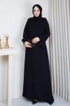 ECEM TESETTÜR ELBİSE  Siyah